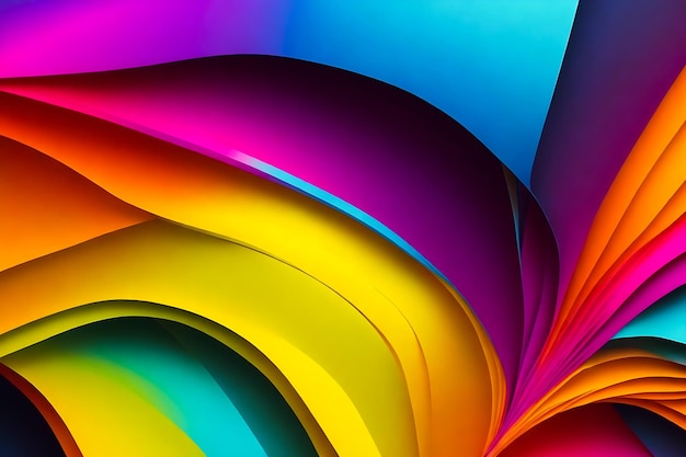 4K abstract rainbow background