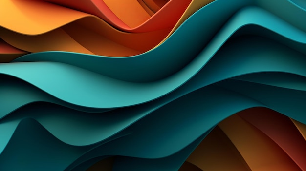 4K Abstract wallpaper colorful design shapes and textures Generative ai