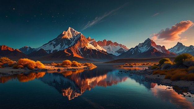 4K desktop wallpaper that captures a stunning natural landscape at its most serene