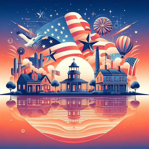 4th of july independence day illustration jpg