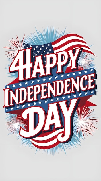 4th July shirt design Print template happy independence day American typography design