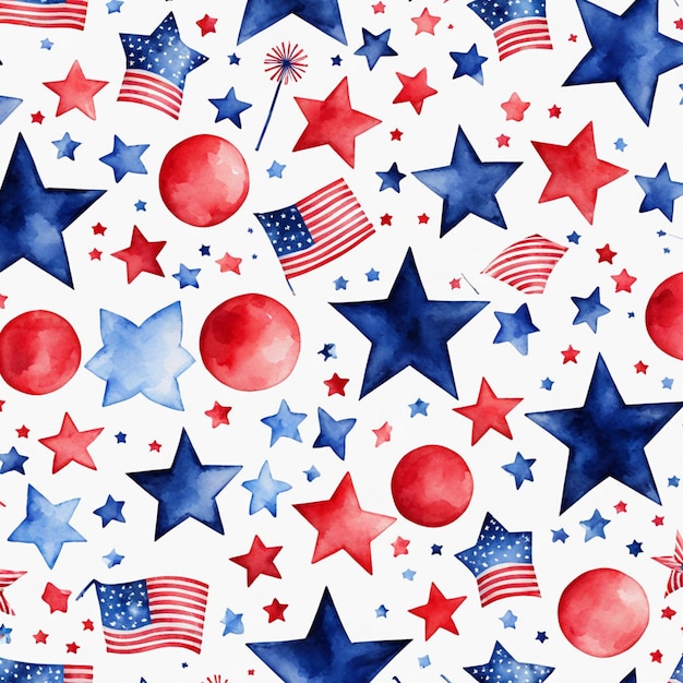 Photo 4th of july vibes papper pattern