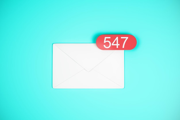 547 white email icons