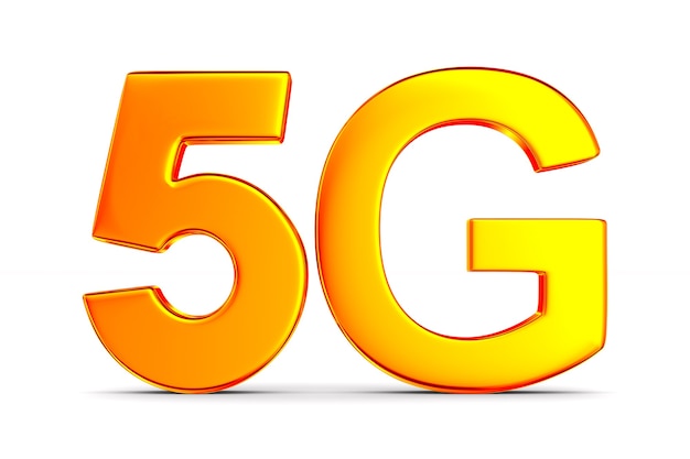 5g network on white