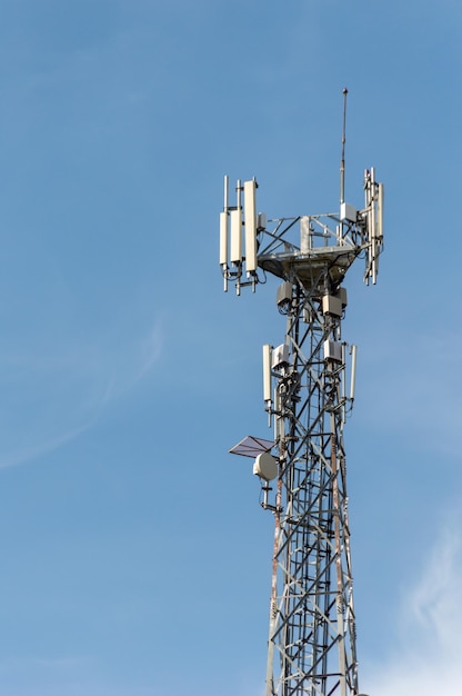 5g technology telephone transmission tower