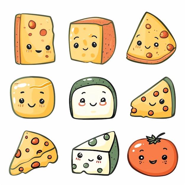 Photo 6 clipart of cheese stick modern simple and m