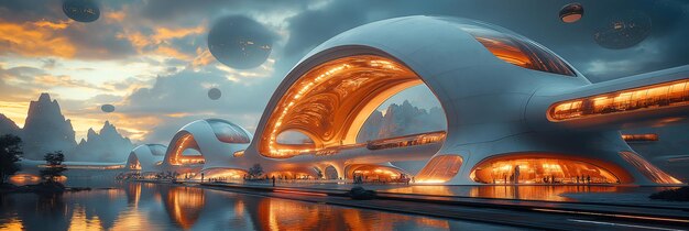 Photo 64k 8k widescreen wallpaper paranoma futuristic united amazing lanscape scene scifi scenes