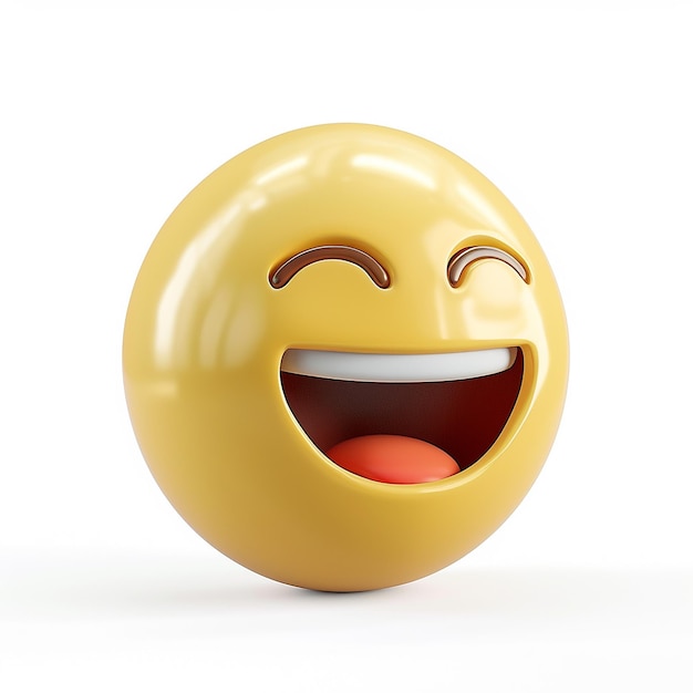 6h emoji isolated object white background C4D Octarine render