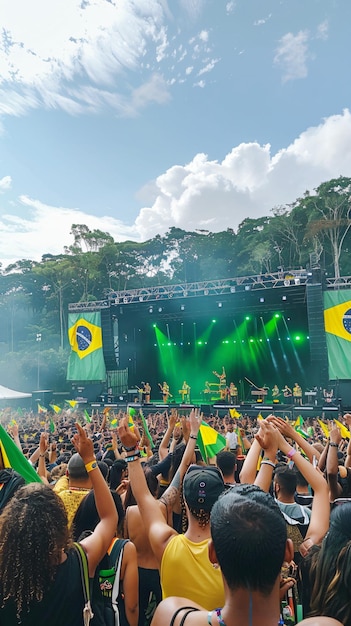 7th Setember Independence day of Brazil Billboard Poster Social Media Template Design