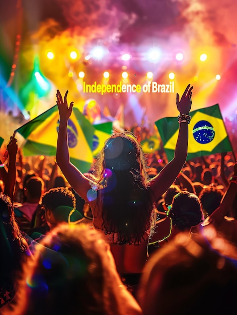 7th Setember Independence day of Brazil Billboard Poster Social Media Template Design