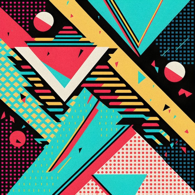 80s and 90s patterngranular texture background illustration