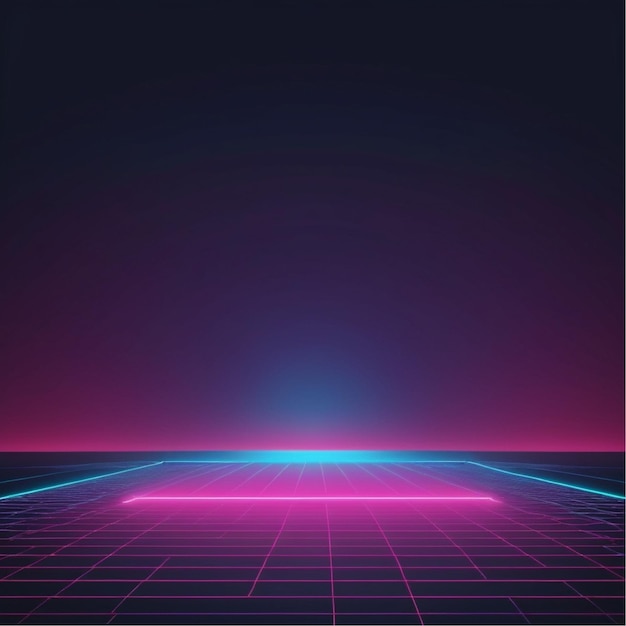 80s retro vintage background with soft neon color