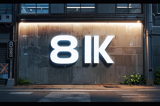 8K Ultra HD Sign