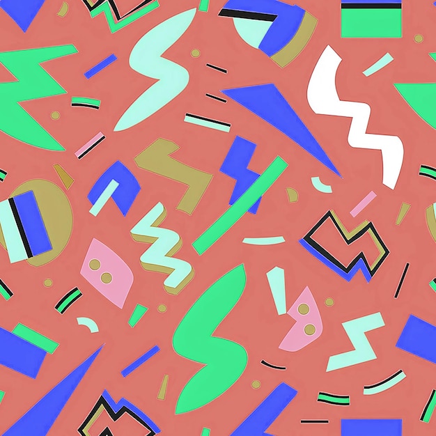 90s Pattern Design For Social media Background and packaging artwork Background