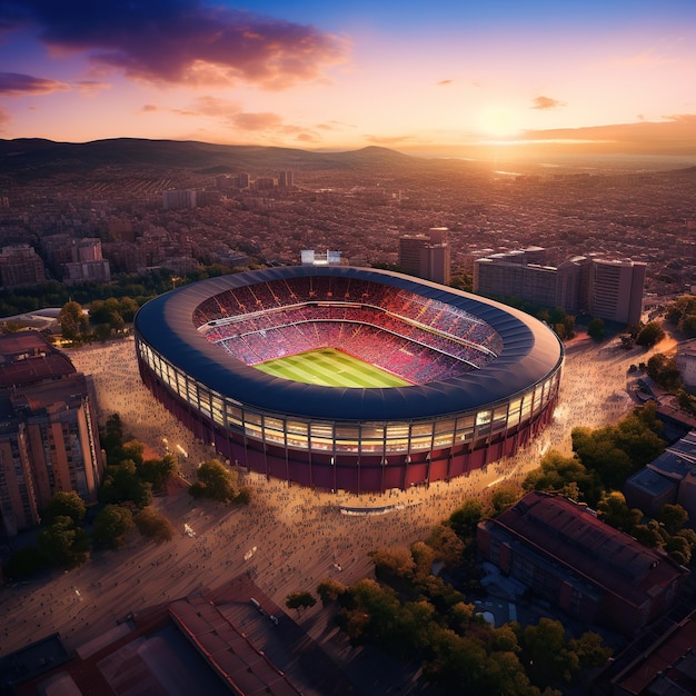 Photo a_high_resolution_photo_of_the_camp_nou_stad