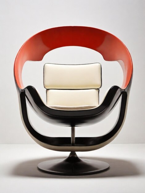 Photo a3d image of a modern chair in the middle of a background