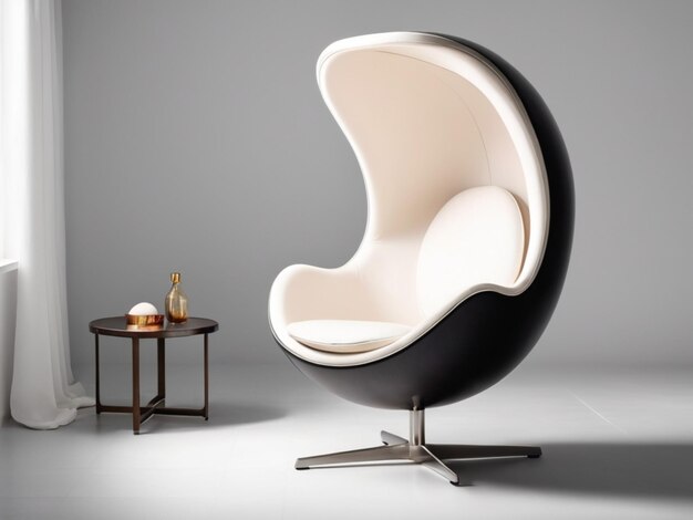 Photo a3d image of a modern chair in the middle of a background