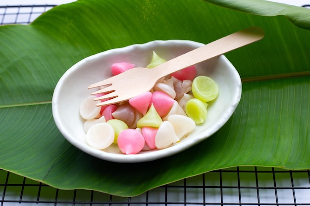 Aa lue Thai sweet dessert Sugar candy