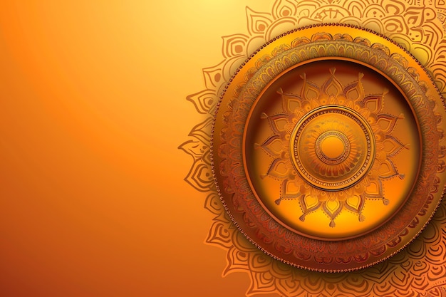 Aarti Plate indian illustration background