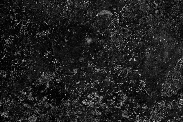 Abandoned dark cement plaster wall surface with heavy grunge texture