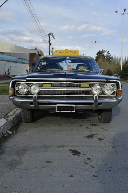 Abandoned and deteriorated old vehicles in uruguay