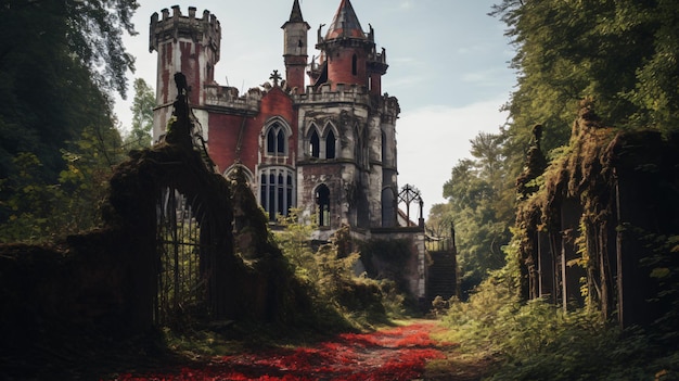 Abandoned gothic Castle