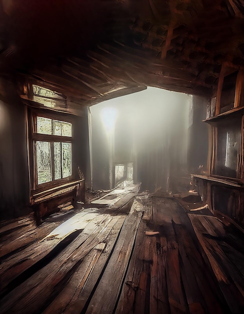 abandoned house