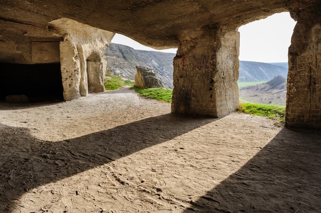 Abandoned limestone mines, Old Orhei, Moldova