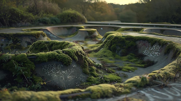 abandoned skatepark