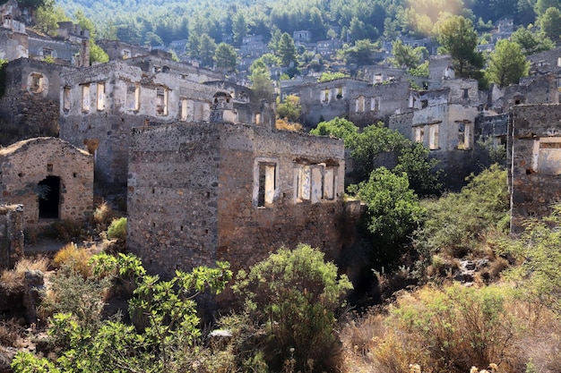 Abandoned village in Turkey Fethiye Kayakoy