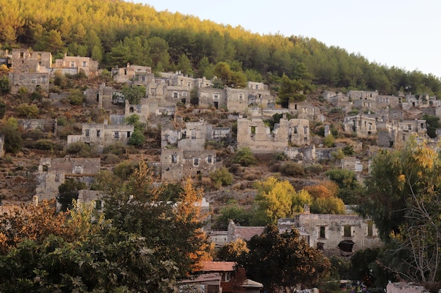 Abandoned village in Turkey Fethiye Kayakoy