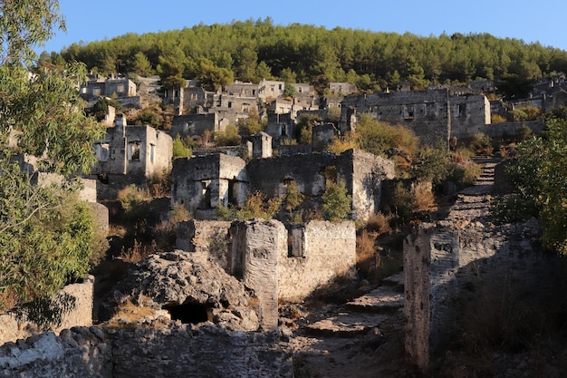 Abandoned village in Turkey Fethiye Kayakoy