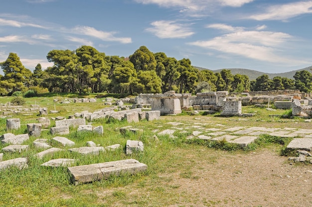 Abaton of Epidaurus at the sanctuary in Greece