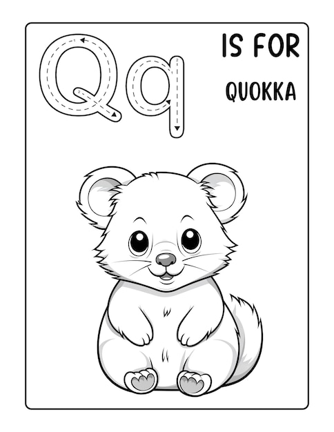 Photo abc animal alphabet coloring pages for kidspreschool coloring pagespreschool activity