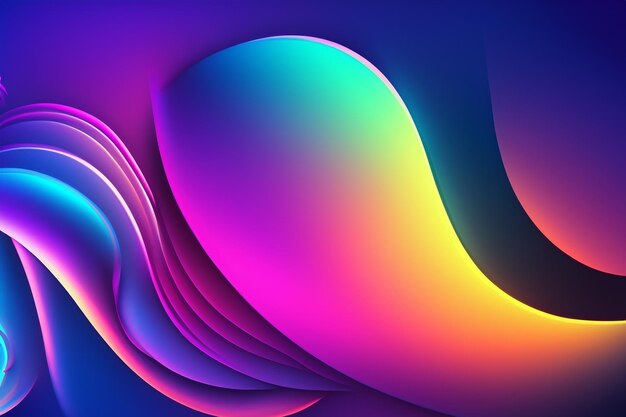 Abstrac Color swirl background