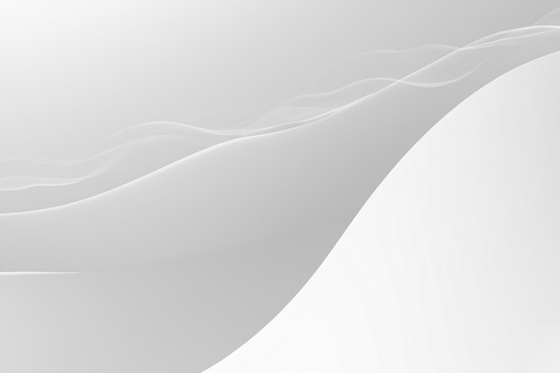 Abstrac White Wave Background