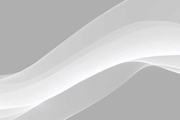 Abstrac White Wave Background