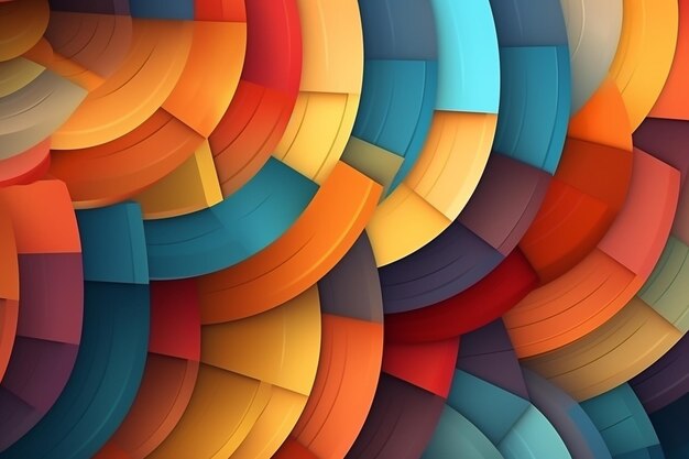 Abstract 3d colorful pattern background banner or wallpaper