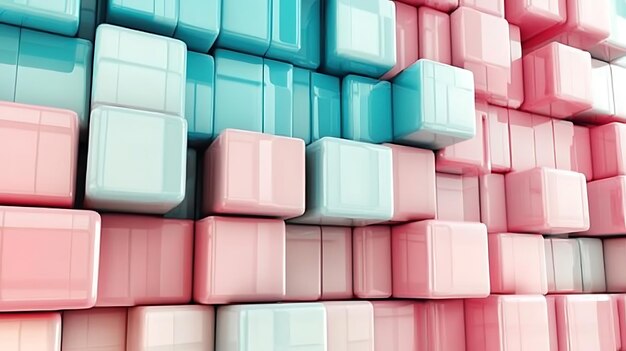 Photo abstract 3d cube art collection geometric designs textures and colorful patterns