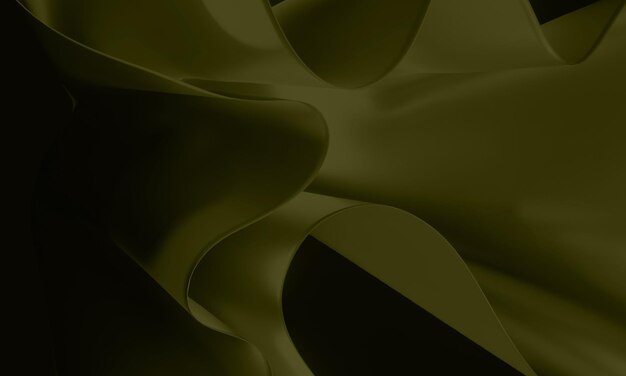 Abstract 3d geometric background design Dark Spring Green Color