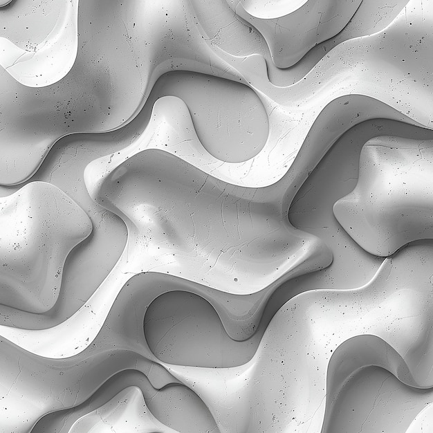 Abstract 3D Mesh Chaos Background