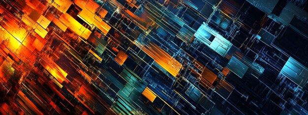 Photo abstract 3d modern technology background design for business