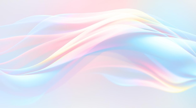 Abstract 3D Pastel Colors Background