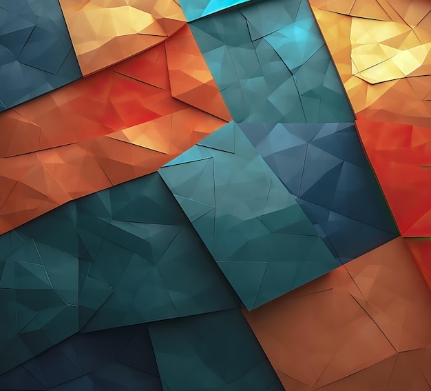 abstract 3d polygon wall texture