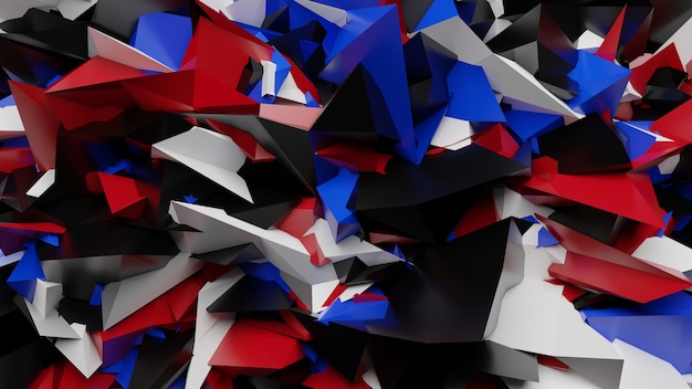 Abstract 3d render geometric