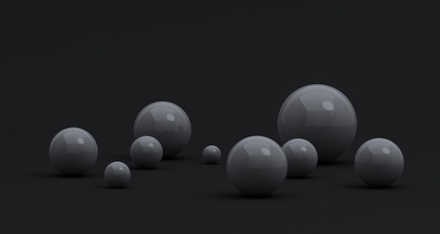 Abstract 3D Render of Spheres