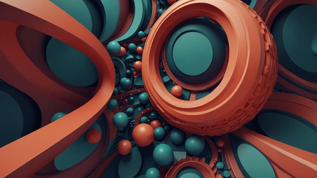 Photo abstract 3d renders