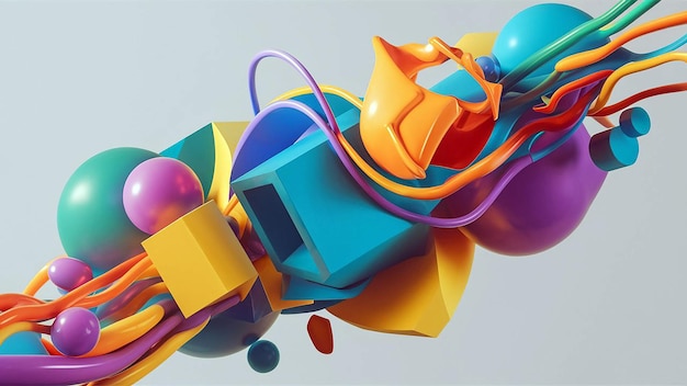 Abstract 3d Shapes