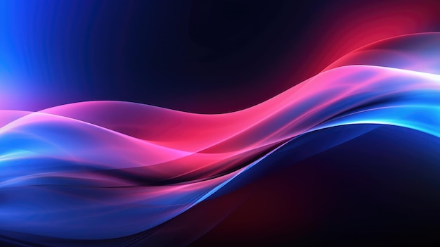 Abstract 3D Wave Background for Business technology wallpaper Generative AI