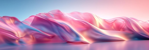 Abstract 3D Waves Background Dynamic Depths of Design